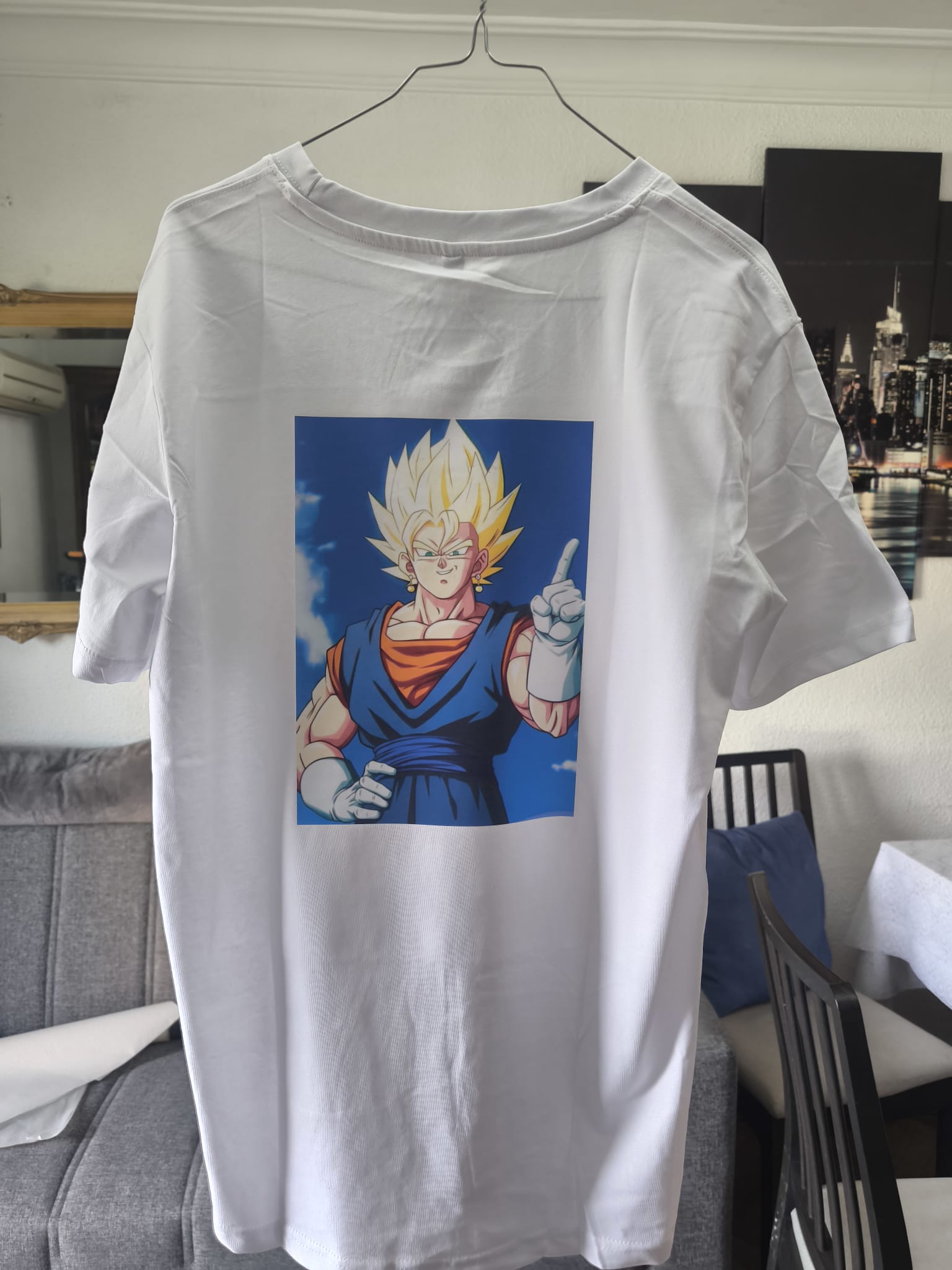 Camiseta personalizada Goku Super Saiyan Dragon Ball - estampado anime sublimación